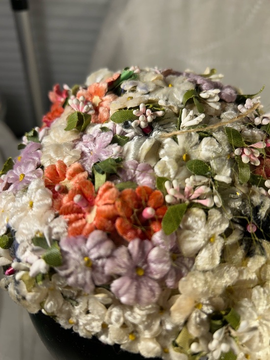 The Dayton company Vintage floral flower headpiece halo piece main image 8